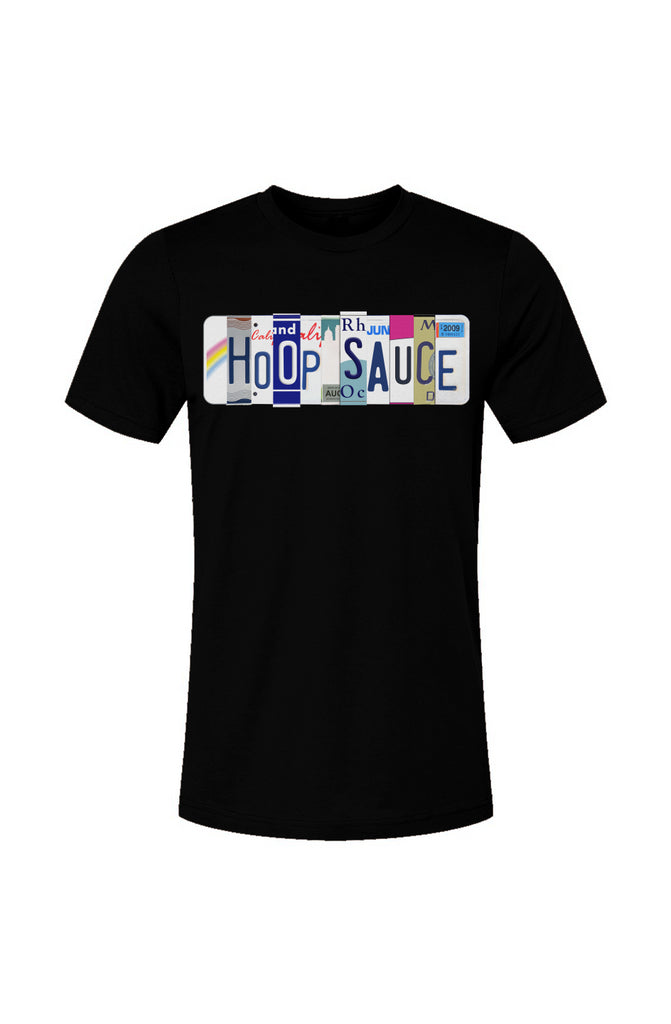 The Hoop Sauce License Plate T-Shirt