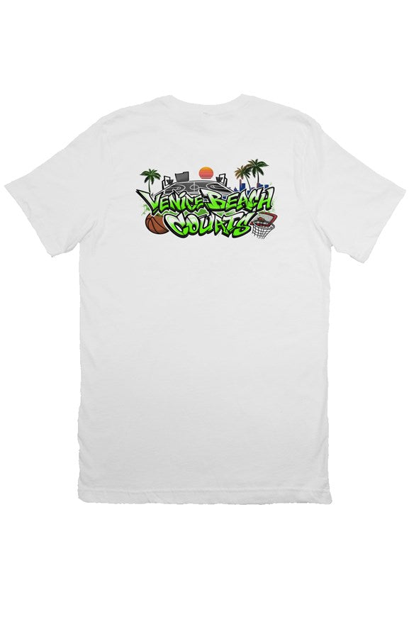 "Venice Beach Courts" from our Streetball T-Shirt Collection